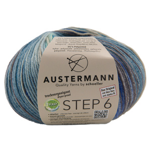 Пряжа Step 6 Irish Rainbow Colours, 75% шерсть, 25% полиамид, 410 м, 150 г. Арт 97826-0682