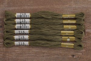 Мулине COSMO однотонный цвет  715       . Арт 25-6/715       