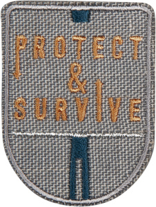 Термоаппликация "Герб Protect & Survive". Арт 39047
