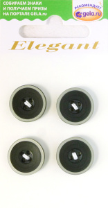 Пуговицы ELEGANT. Арт 14832-15-AB/10/4