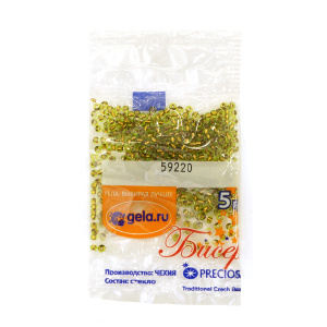 Бисер №10, 5 г., цвет 59220. Арт G 59220