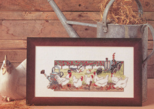 Набор для вышивания "Белые курицы". Арт 76628