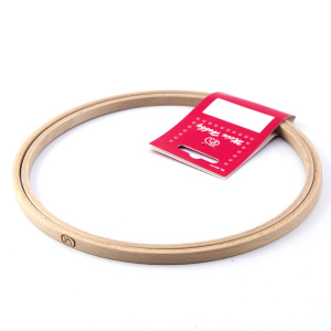 Пяльцы круглые без замка, высота обода 8 мм, диаметр 18,5 см. Арт 201-4                   