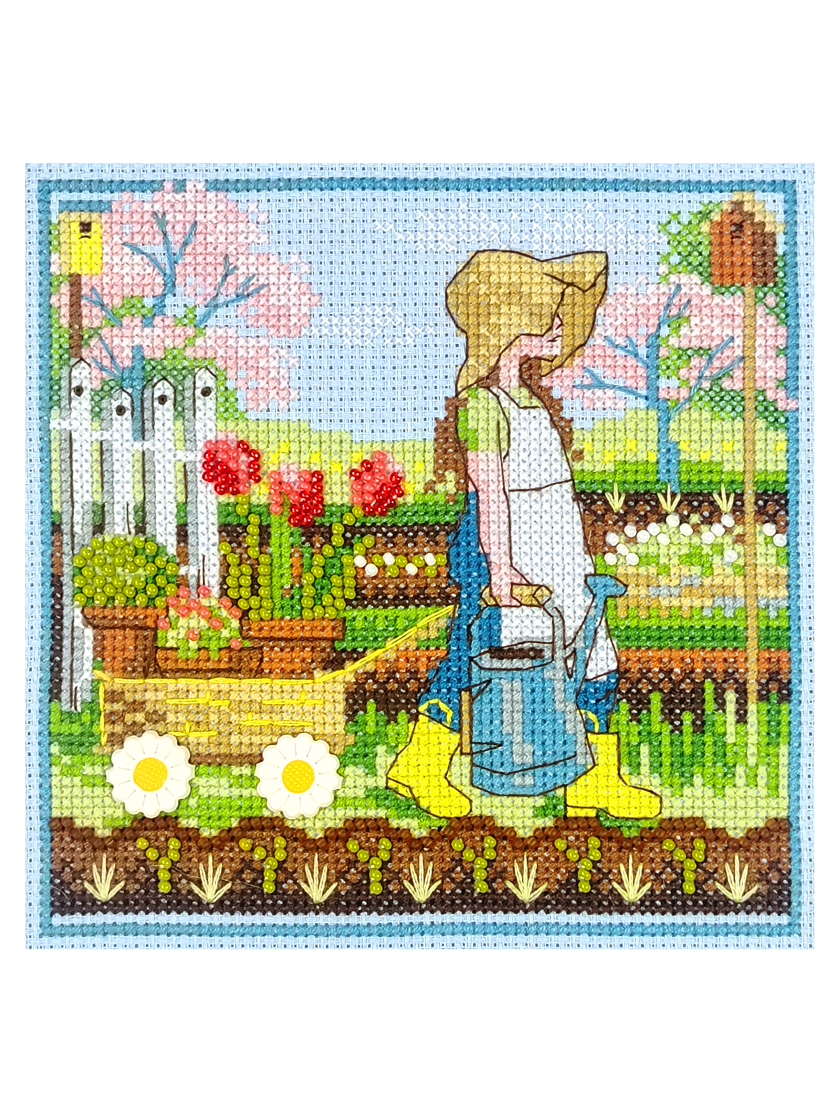 Набор для вышивания  "Огородница". Арт 13.003.75
