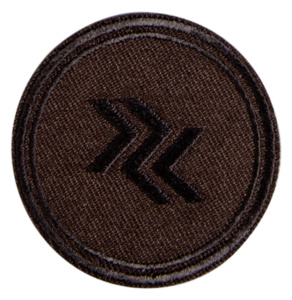 Термоаппликация "Круг (темно - коричневый)". Арт 38626_3