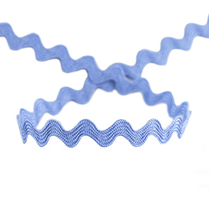 Тесьма PEGA тип вьюнчик, голубой, 6,4 мм. Арт 841510421A1702