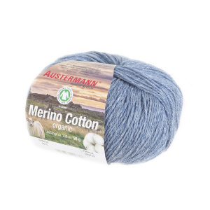 Пряжа Merino Cotton organic, 55% шерсть, 45% хлопок, 50 г, 230 м. Арт 98311-0015