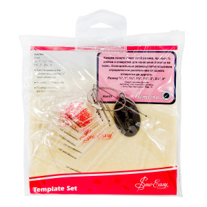 Набор лекал для заготовок-пятигранников, 8 размеров (3/4”, 1”, 1 1/4”,1 1/2”, 1 3/4”, 2”,2 1/2”, 3”). Арт NL4163