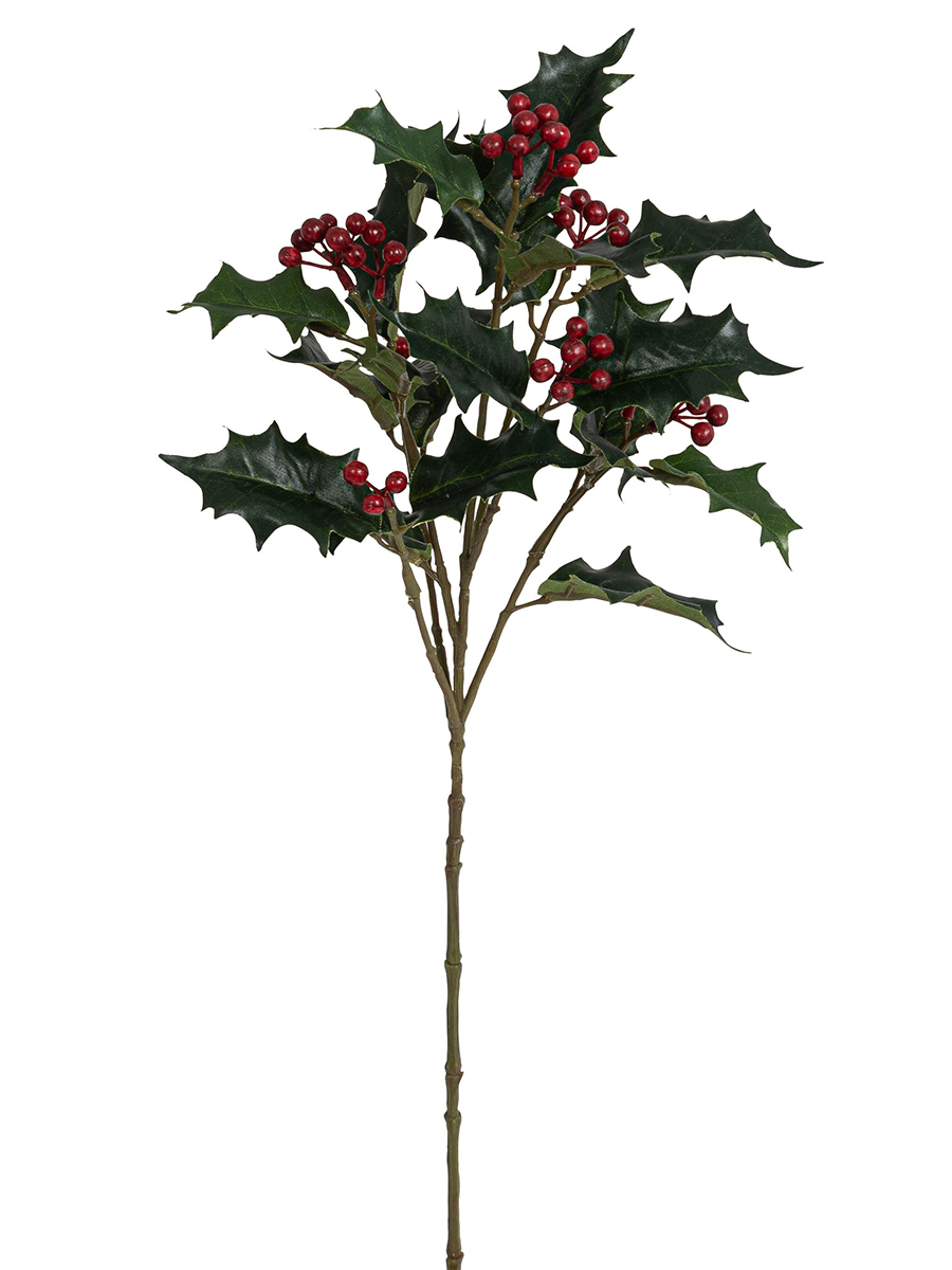 Ветка декоративная "Падуб". Арт 212809-805