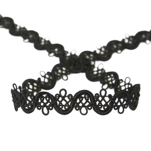 Тесьма PEGA тип интерьерная, цвет черный, 13 мм. Арт 844111415A7001          