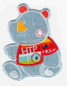 Термоаппликация HKM "Бегемотик". Арт 33683/1SB