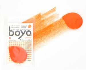 Пастель восковая для рисования Boya, мелок. Арт 1 SET/REALGAR ORANGE