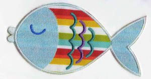 Термоаппликация HKM "Рыбка". Арт 33681/1SB