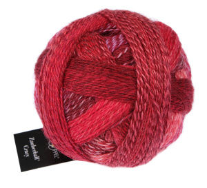 Пряжа Crazy Zauberball, 75% шерсть, 25% полиамид, 100 г, 420 м. Арт 1153-2620