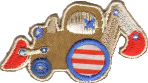 Термоаппликация HKM "Трактор". Арт 31243/1SB