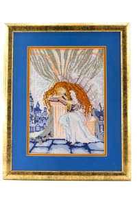 Вышитая картина "Спящий ангел". Арт Модель 07.006.05