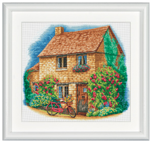 Набор для вышивания "Коттедж", канва Aida 14 ct. Арт DSB010A