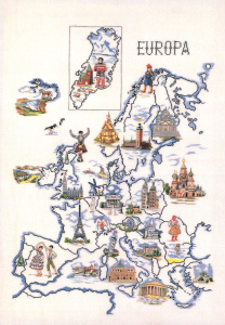 Набор для вышивания "Европа". Арт 93497
