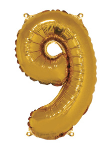 Шар-цифра "9". Арт 87041616
