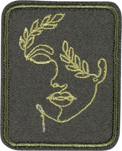 Термоаппликация "Парные листочки вереска". Арт 43013