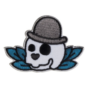 Термоаппликация "Череп в шляпе ". Арт 39308