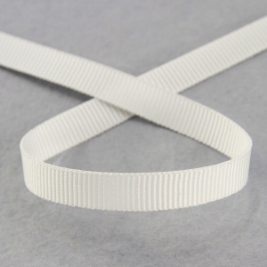 Лента репсовая PEGA, цвет белый, 7 мм. Арт 811798807G1101