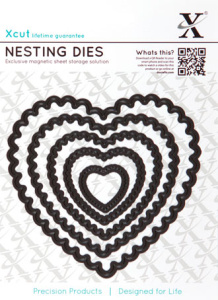 Набор ножей для вырубки "Зубчатое сердце". Арт XCU503407               