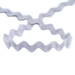 Тесьма PEGA тип вьюнчик, жемчужно-серый, 6,4 мм. Арт 841510421A1001