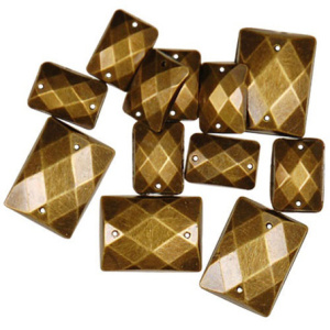 Набор декоративных элементов Favorite Findings "Золотые прямоугольники". Арт 550001389