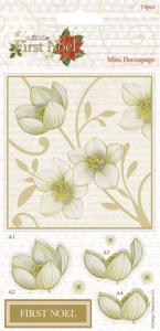 Набор бумаги с высечкой "Розы" First Noel . Арт PMA169074