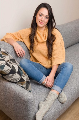 Пряжа Cashmere Cloud, 46% шерсть, 34% хлопок, 20% кашемир, 180 м, 25 г. Арт 90349-0014