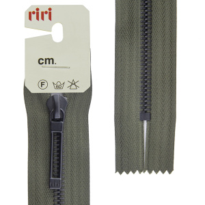 Молнии riri звено BI, слайдер STAB, неразъёмная карманная, 6 мм, 18 см, цвет 2816, темный хаки. Арт 3034647/18/2816