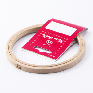 Пяльцы круглые без замка, высота обода 8 мм, диаметр 10,5 см. Арт 201-0                   