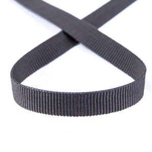 Лента репсовая PEGA, цвет темно-серый, 7 мм. Арт 811798807G4062