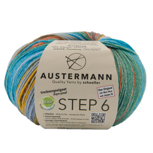 Пряжа Step 6 Irish Rainbow Colours, 75% шерсть, 25% полиамид, 410 м, 150 г. Арт 97826-0623