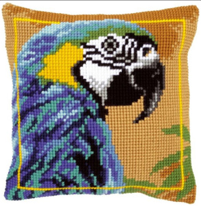 Набор для вышивания подушки "Голубой Ара". Арт PN-0148750