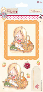 Набор бумаги с высечкой "Яблоки" Tilly Daydream. Арт TIL169106