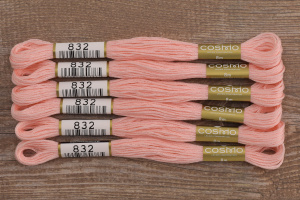 Мулине COSMO однотонный цвет  832       . Арт 25-6/832       