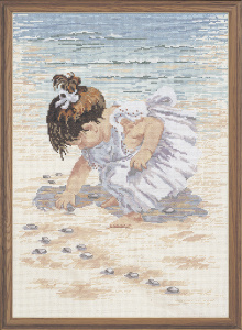 Набор для вышивания "Собирая ракушки". Арт 029-0019                