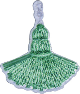 Термоаппликация "Кисточка зеленая". Арт 42986