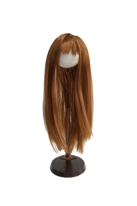 Парик с челкой "Элит", обхват 5 см, длина 50 см, цвет коричнево-рыжий. Арт 21000