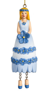 Фигурка декоративная, цветочная фея "Незабудка". Арт 850061-606