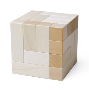 Конструктор дизайнерский NAEF CLASSIC "Cubicus" 6+, натуральное дерево, 10 деталей. Арт 9609