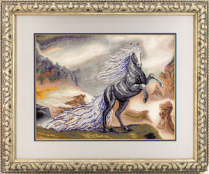 Вышитая картина "Неприкаянная душа". Арт Модель 02.100.24