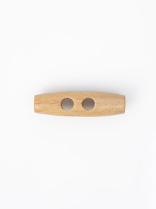 Пуговица-клевант (бочонок) CONCEPT Button of Olive Wood, размер 64, дерево, цвет натуральный. Арт 1310X-064-COL.NAT