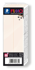 Пластика для изготовления кукол FIMO "Professional doll art", 454 г, цвет: полупрозрачный фарфор. Арт 8041-03