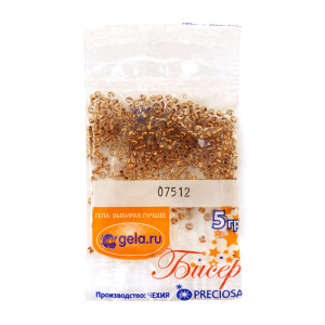 Бисер №10, 5 г., цвет 07512. Арт G 07512