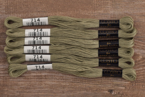 Мулине COSMO однотонный цвет  714       . Арт 25-6/714       