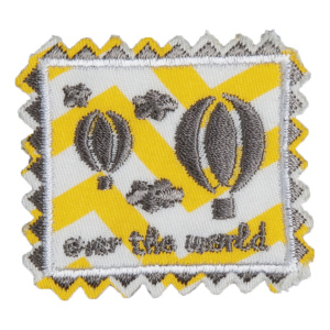 Термоаппликация "Воздушный шар над миром". Арт 39147