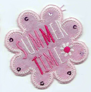 Термоаппликация HKM "Цветок - роза". Арт 33713/1SB